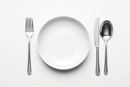 Minimalist dining table setting