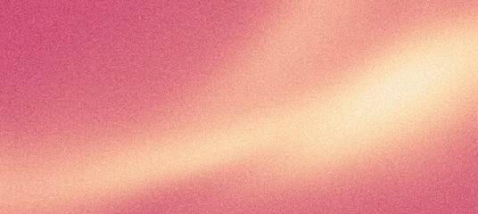 Orange pink noise texture gradient background, vibrant grainy backdrop for web banner, summer event poster, digital wallpaper or website header design © Enso