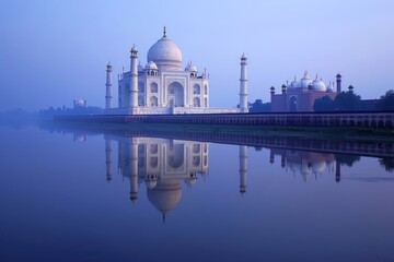 Obraz premium Taj Mahal in India taj mahal landmark outdoors.