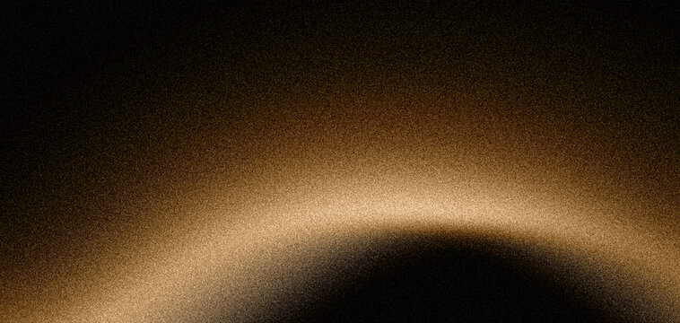 Grainy gradient background, golden brown black noise texture website header, digital wallpaper, web banner, dark vibrant poster design