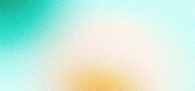 Light grainy background, teal orange beige noise texture gradient, yellow green pastel poster, header, brochure cover, digital wallpaper, banner backdrop design