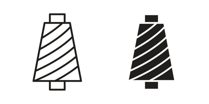 Yarn icon in line design. icon for website design, mobile app, ui