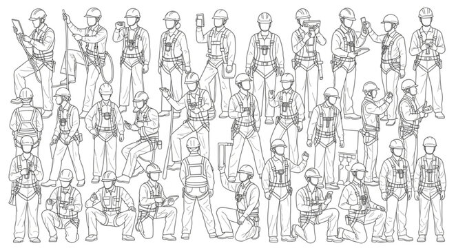 A large group of soldiers standing together in formation.