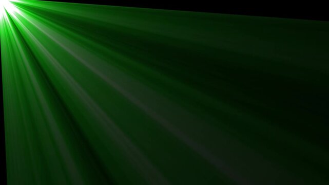 blu Light rays effect motion animate video footage on black background. 4k