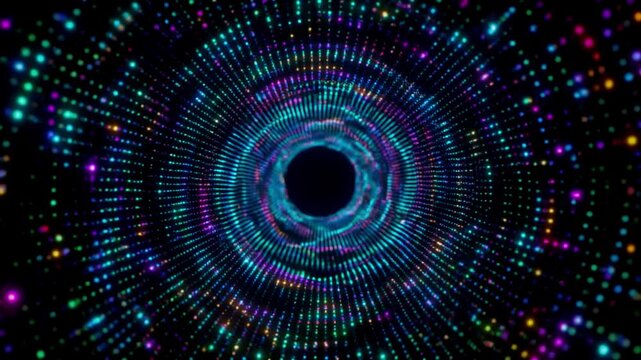 Cinematic Motion Graphic Featuring a Radiant Energy Blast and Clear Negative Space