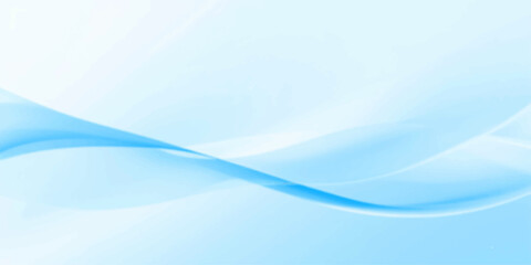 Fototapeta premium This image features smooth, flowing lines in shades of blue, creating an ethereal feel. Soft Fluid Motion and Abstract Water Design for Relaxing and Serene Background.