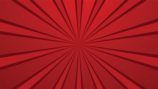 red rays background. abstract sunburst pattern with color gradient decoration