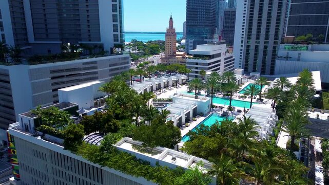 Rooftop Pool in Downtown Miami