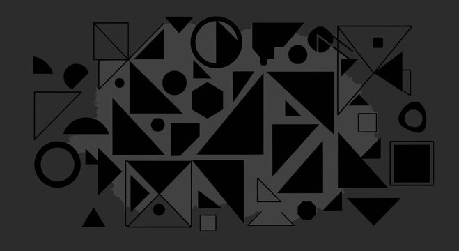 black and white background with numbers