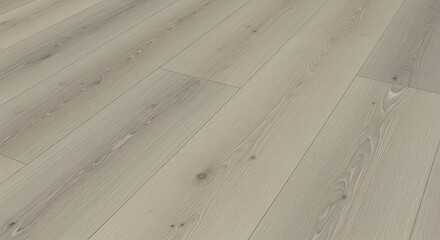 Obraz premium Modern Vinyl Wood Plank Flooring Texture. Realistic Light Blonde Greyish-Brown Laminate Surface Background