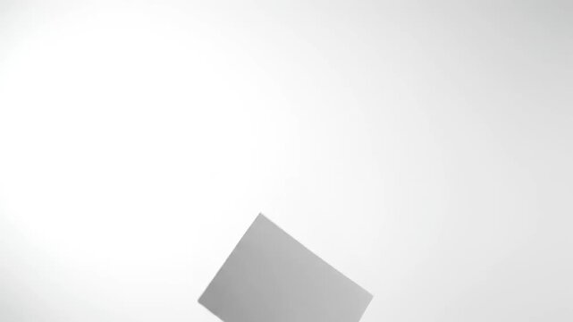 Blurry white background with rectangle.