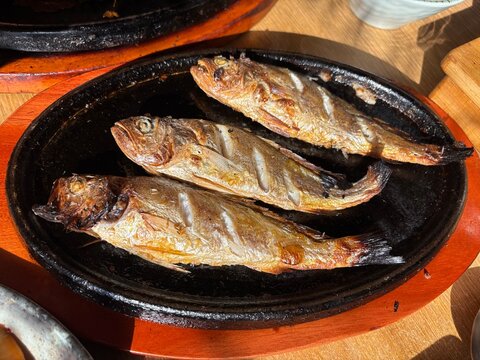 Grilled Yellow Croaker, yellow corvina