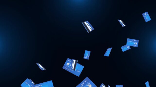 A video showcasing blue rectangles floating in a dark space