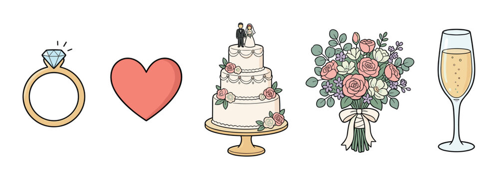 Cartoon Wedding Anniversary Images – Browse 106,263 Stock Photos ...