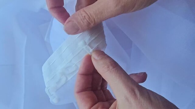 How to attach a sheer fabric to a garment using a simple method