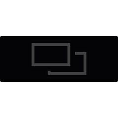 gamepad select button icon © Vector World