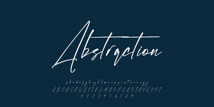 Hypervisor Display Script Font Exclusive Type Calligraphy Alphabet
