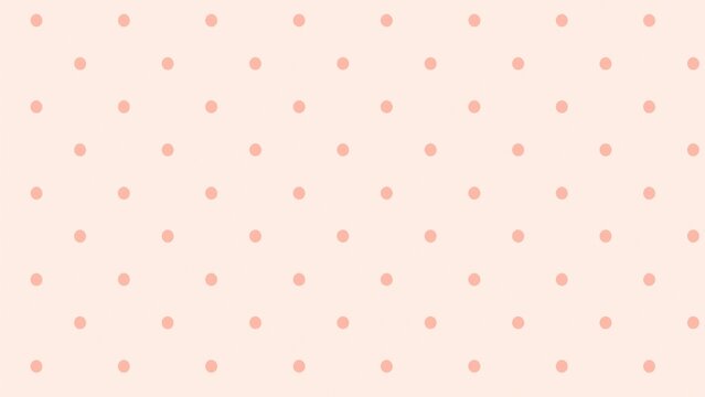 Soft pink polka dot pattern