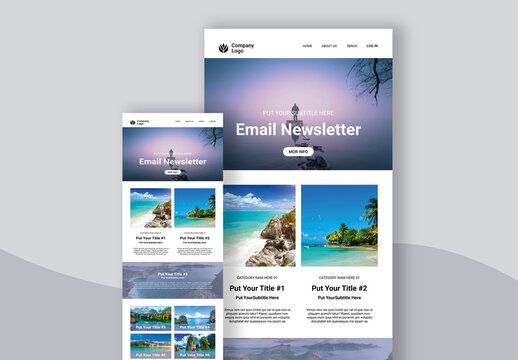 Email Newsletter Layout