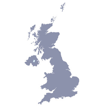 Britain map britain vector detailed