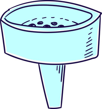 Buchner Funnel Laboratory Filtration Tool for Vacuum Chemistry Experiments