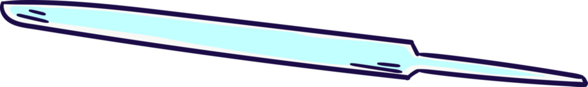 Metal File Laboratory Tool for Shaping and Smoothing Hard Materials