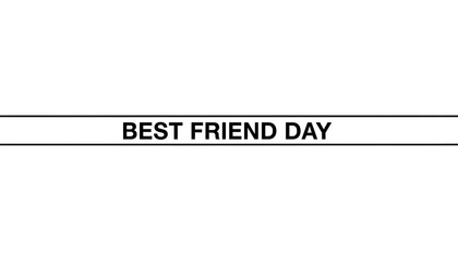 Fototapeta premium Two best friends smiling and hugging each other on a beautiful sunny day