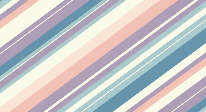 Pastel striped background, colorful diagonal stripes, soft hues pattern, texture design