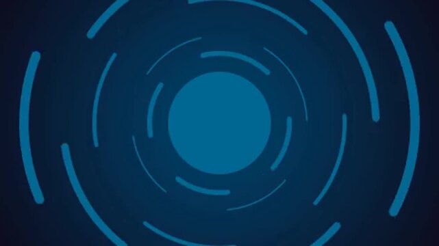 abstract blue background with circles