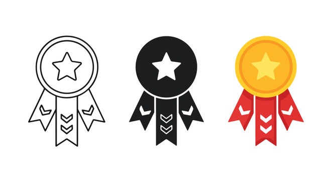 military rank badge icon set vector - Minimalist, flat icon, outline, glyph, linear, clipart, sticker - icon set