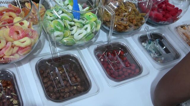 candy bar at a party.