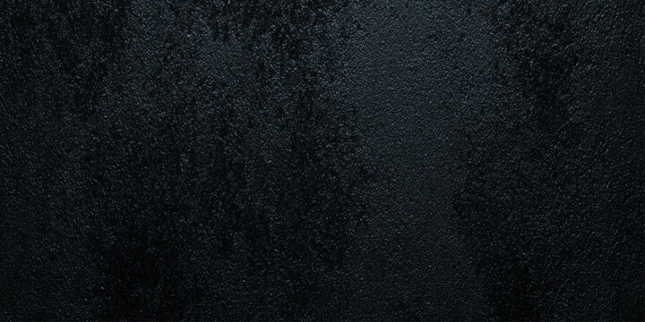 Dark black wall textured background with rough black surface and subtle gradient
