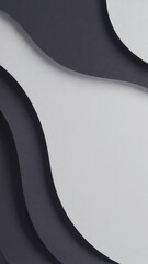 Fototapeta premium Abstract Curved Wall Minimal Interior Background