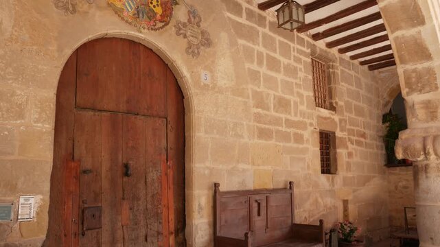Palace of the Encomienda in La Fresneda, Teruel, Spain