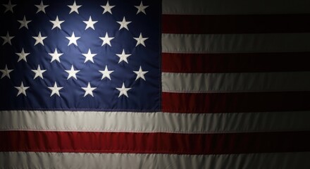 Fototapeta premium Honoring heroes a patriotic memorial day image of the american flag