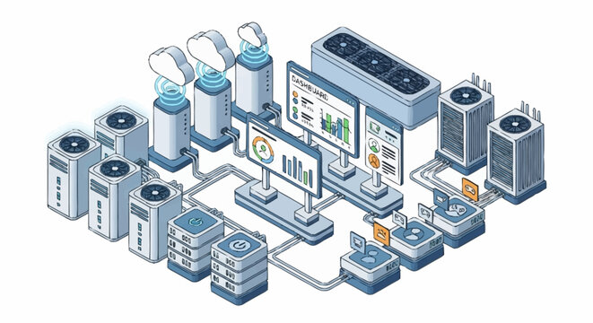Industrial factory automation process control system.