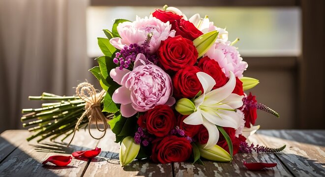 Floral Arrangement with Roses and
