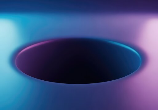 Abstract, conceptual background showing a deep void and negative space representing an empty mind or the absence of imagination and sleeping thoughts, illustration, abstract, minimal