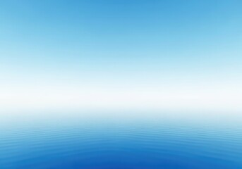 Fototapeta premium Calm minimalist scene of still water reflecting an empty, peaceful pale blue sky creating a serene background and copy space, minimalism, outdoor, pale