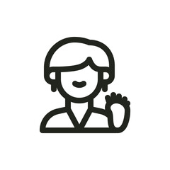 Fototapeta premium Podiatrist icon
