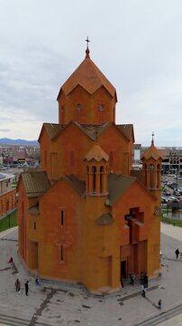 Saint Thaddeus Church in Masis by drone