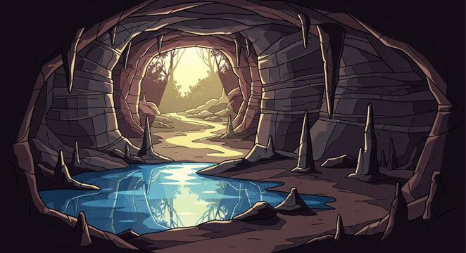 cave in the cave