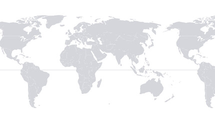 Obraz premium Hi Detail Vector Political World Map illustration