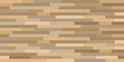 Fototapeta premium Minimalist Illustration wood parquet floor pattern with natural brown tones. Perfect wooden flooring texture background for interior design, architecture, and 3D rendering projects.