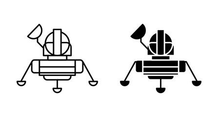 Lander icon graphic vector. icon collection © rea