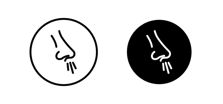 Runny nose icon graphic vector. icon collection