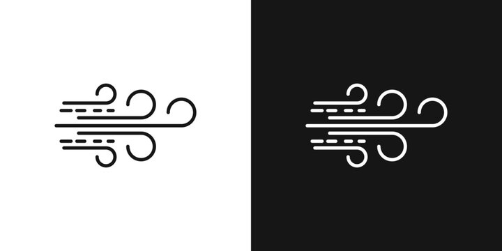 Wind icon graphic vector. icon collection