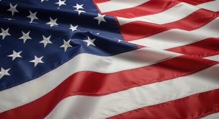 Obraz premium Memorial day tribute honoring fallen heroes under the american flag