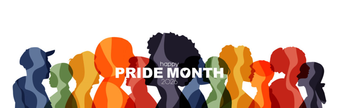 Happy Pride Month 2026 banner.