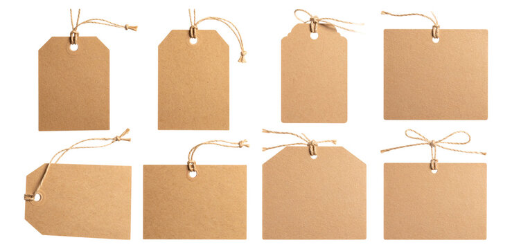 Brown Blank Tags for Labeling, Crafting, and Organization Purposes